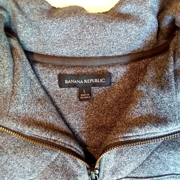 Banana Republic Dark Gray Pullover Jacket - Picture 4 of 6